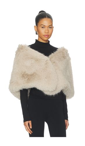 Unreal Fur Yasmine Wrap in Tan - Unreal Fur - Modalova