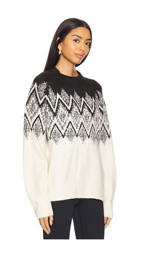 Siren Relaxed Jacquard Sweater in . Size S. Also in M, L - Varley - Modalova