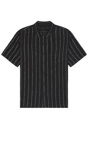 Moonbay Stripe Short Sleeve Shirt in . Size M, S - Vince - Modalova