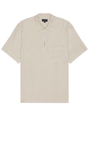 Hemp Quarter Zip Polo in . Taglia M, S - Vince - Modalova