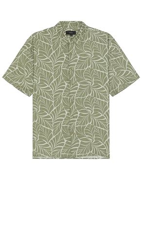 Knotted Leaves Short Sleeve Shirt in . Size S - Vince - Modalova