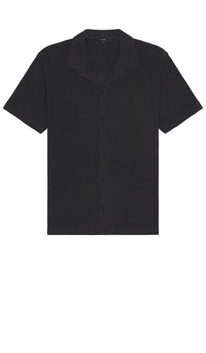 Boucle Short Sleeve Button Down Shirt in . Taglia S - Vince - Modalova