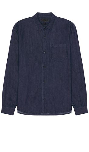 Camisa en color denim-dark talla M en - Denim-Dark. Talla M (también en S) - Vince - Modalova