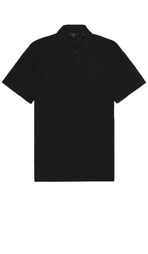 Garment dye polo en color negro talla L en - Black. Talla L (también en M, S, XL/1X) - Vince - Modalova