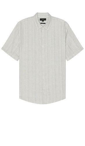 Shadow Stripe Short Sleeve Shirt in . Size M, S, XL/1X - Vince - Modalova