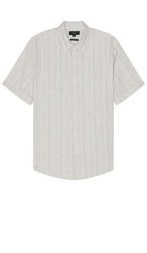 Shadow Stripe Short Sleeve Shirt in . Size S, XL/1X - Vince - Modalova