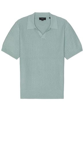 Crafted Rib Short Sleeve Johnny Collar Polo in . Taglia S, XL/1X - Vince - Modalova