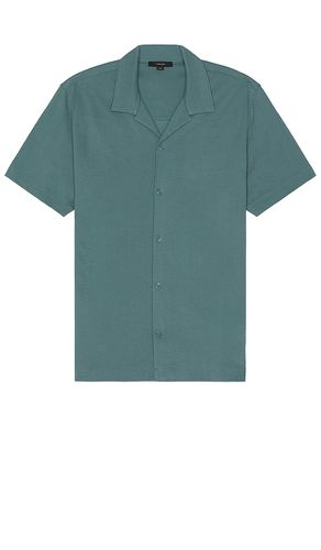 Pique Cabana Short Sleeve Button Down Shirt in . Taglia S, XL/1X - Vince - Modalova