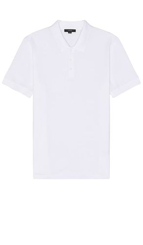 Pique short sleeve polo en color blanco talla L en - White. Talla L (también en M, XL/1X) - Vince - Modalova