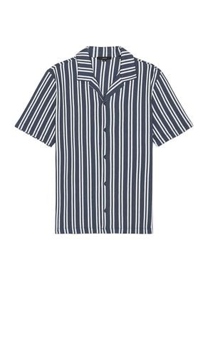 Jacquard Rope Stripe Shirt in . Taglia M - Vince - Modalova