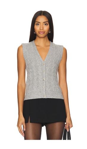 Cable Button Vest in . Size M, S, XS, XXS - Vince - Modalova