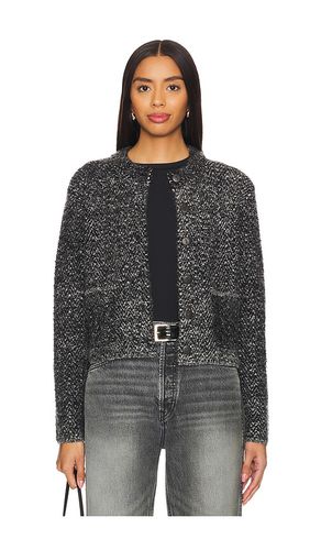 Herringbone Textured Cardi Jacket in . Taglia M, S, XS, XXS - Vince - Modalova