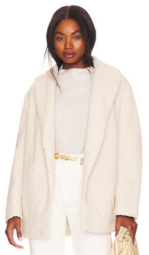 Abrigo faux fur en color crema talla M en - Cream. Talla M (también en S) - Vince - Modalova