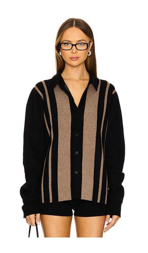 Vertical Stripe Knitted Work Shirt in . Taglia XS - WAO - Modalova