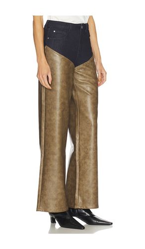 High Rise Straight Leg Two Toned in . Taglia 28. Also in 29 - WeWoreWhat - Modalova