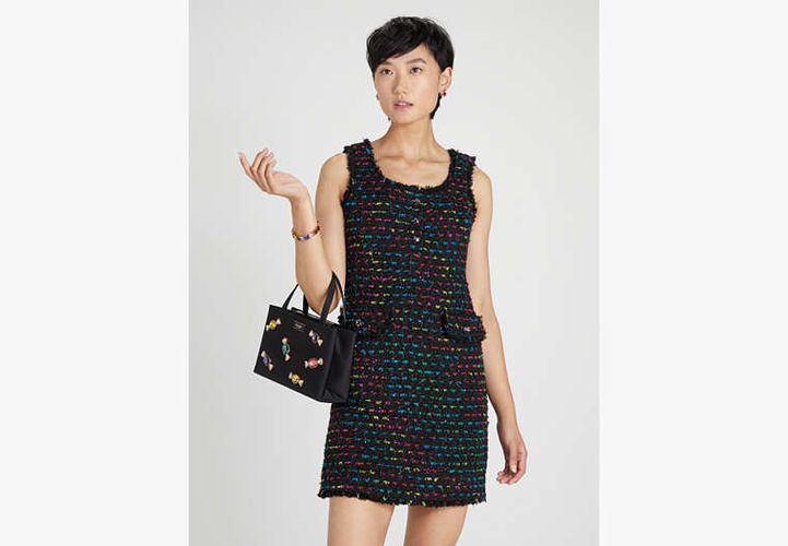 Metallic Tweed Dress - Kate Spade New York - Modalova