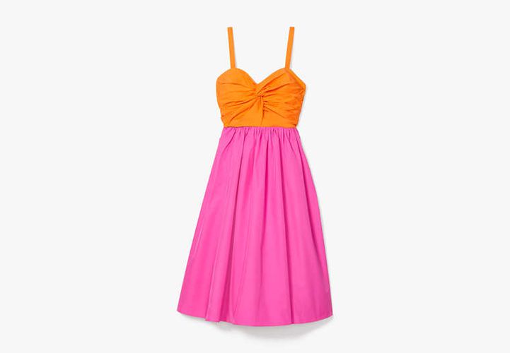Twist Bodice Colorblocked Dress - Kate Spade New York - Modalova