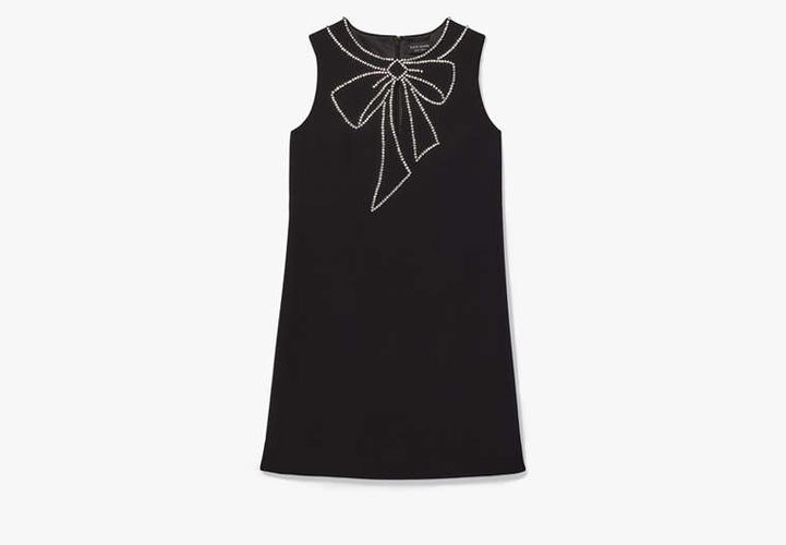 Embellished Bow Crepe Dress - Kate Spade New York - Modalova