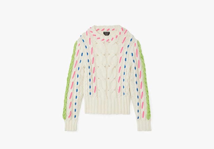 Cable Knit Sweater - Kate Spade New York - Modalova