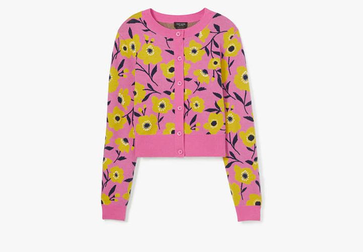 Sunshine Floral Embellished Cardigan - Kate Spade New York - Modalova