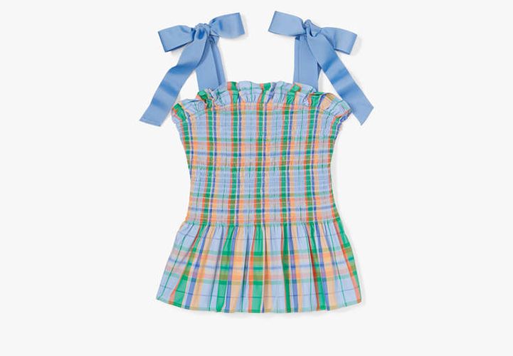 Sunshine Madras Smocked Top - Kate Spade New York - Modalova