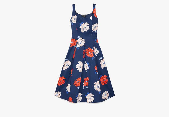 Dotty Floral Faille Dress - Kate Spade New York - Modalova