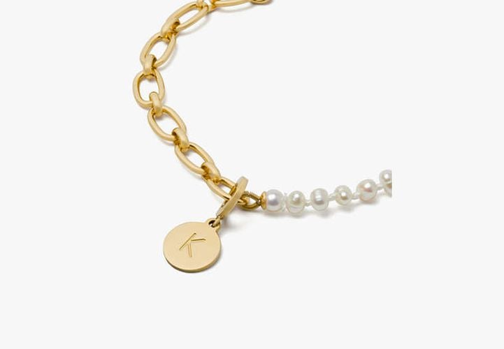 One In A Million Chain & Pearl Line Bracelet - Kate Spade New York - Modalova