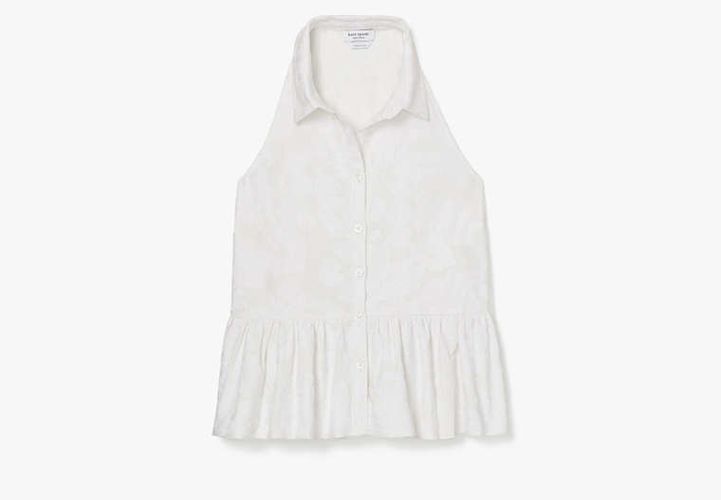 Floral Eyelet Top - Kate Spade New York - Modalova