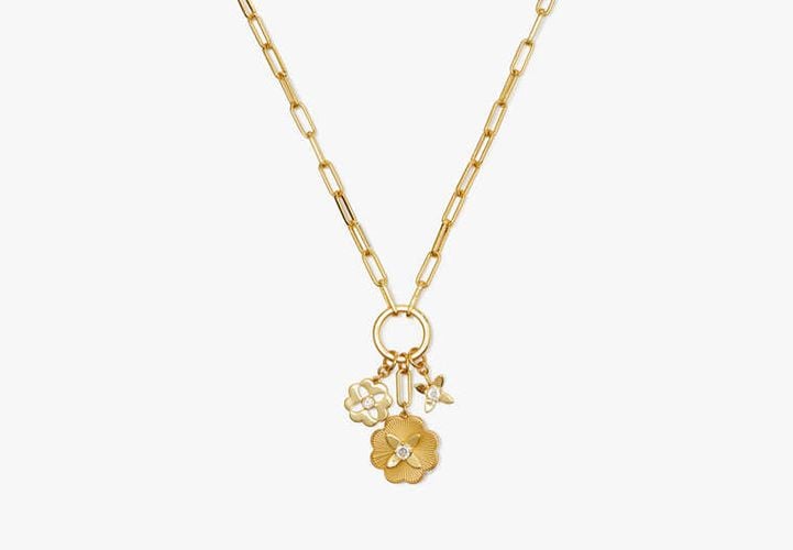 Heritage Bloom Charm Necklace - Kate Spade New York - Modalova