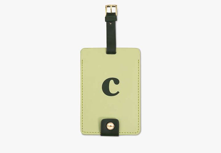 Just Mine Initial Collection Luggage Tag C - Kate Spade New York - Modalova