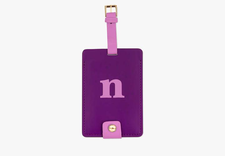 Just Mine Initial Collection Luggage Tag N - Kate Spade New York - Modalova