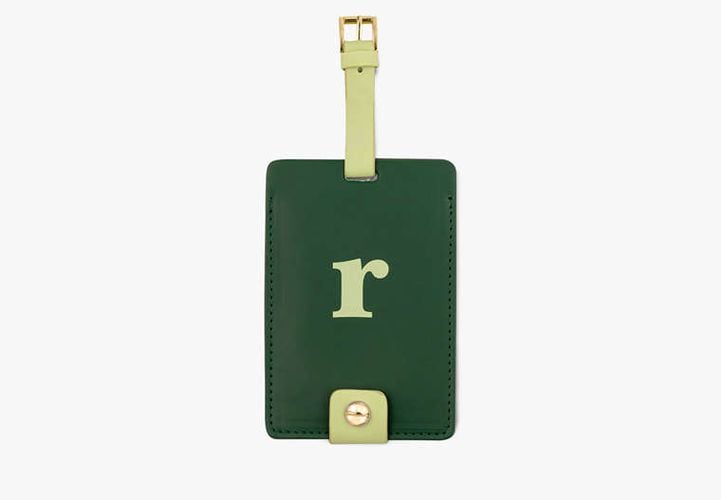 Just Mine Initial Collection Luggage Tag R - Kate Spade New York - Modalova