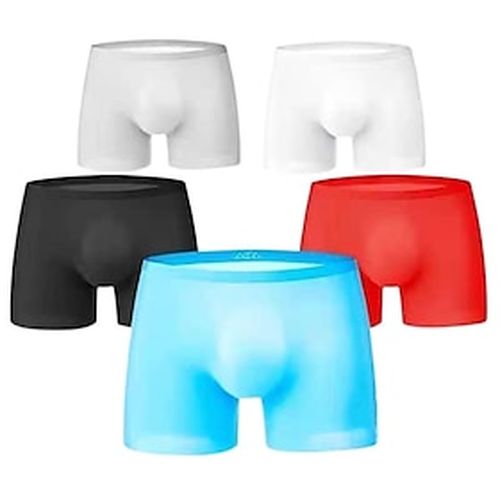 Men's Sports Underwear Sports Outdoor Shorts Bottoms Nylon Winter Running Walking Jogging Training Quick Dry Breathable Soft Sport Solid Colored White Black R - Ador ES - Modalova