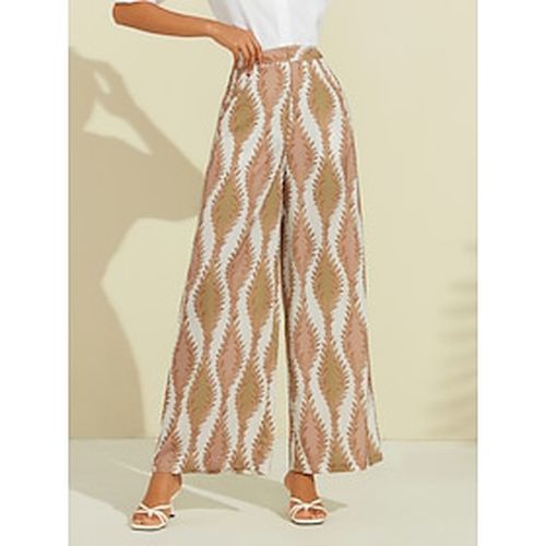 Satin Straight Pocket Full Length Pants - Ador.com - Modalova