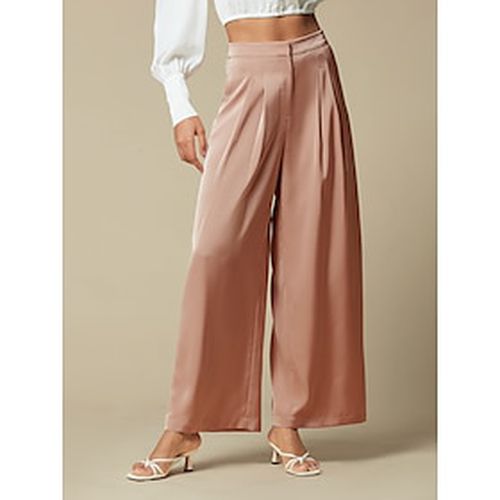 Satin Clean Fit Straight Full Length Pants - Ador.com - Modalova