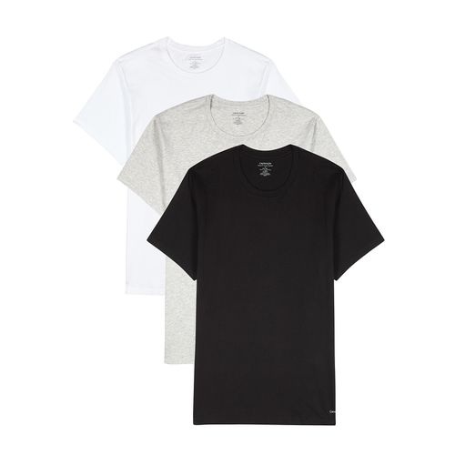 Cotton-jersey T-shirt - set of Three - - S - Calvin klein - Modalova