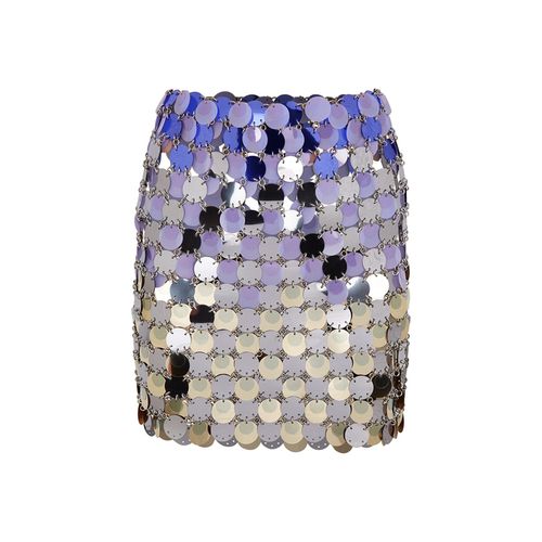 Dégradé Pailette Chainmail Mini Skirt - Paco Rabanne - Modalova