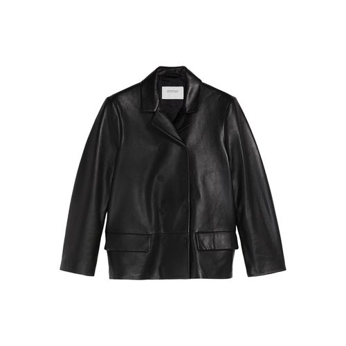 Boxy-fit Nappa Leather Jacket - Sportmax - Modalova