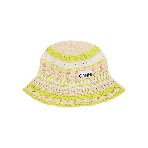 Ganni Crochet-knit Bucket Hat - Ganni - Modalova