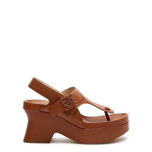 Comfort 90 Leather Flatform Thong Sandals - - 7 - Loewe - Modalova