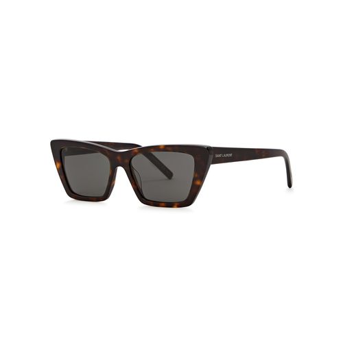 SL276 Tortoiseshell Cat-eye Sunglasses, Sunglasses - Saint Laurent - Modalova