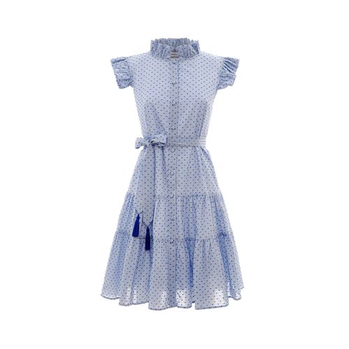 Paolita Blue Short Ruffle Dress - Paolita - Modalova