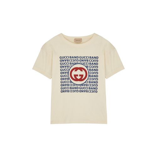 Kids Logo-print Cotton T-shirt - - 10 Years - Gucci - Modalova
