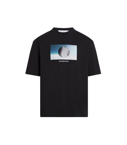 Camiseta Negra para Hombre M - Calvin Klein - Modalova