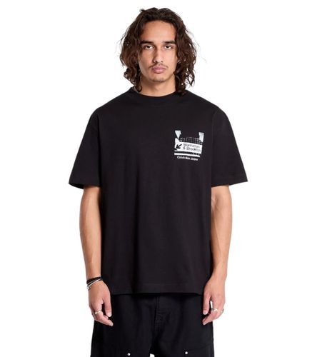 Camiseta Negra para Hombre - Subway Sign S - Calvin Klein - Modalova