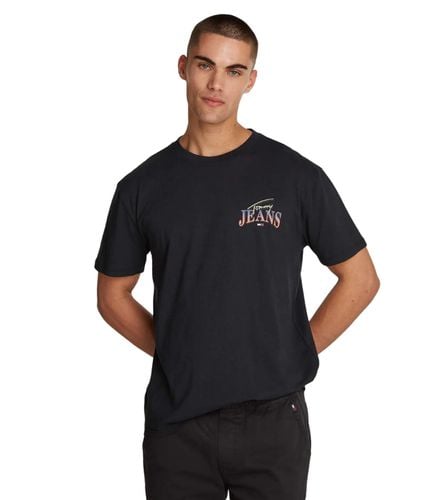 Camiseta Negra para Hombre - Diamons L - Tommy Jeans - Modalova