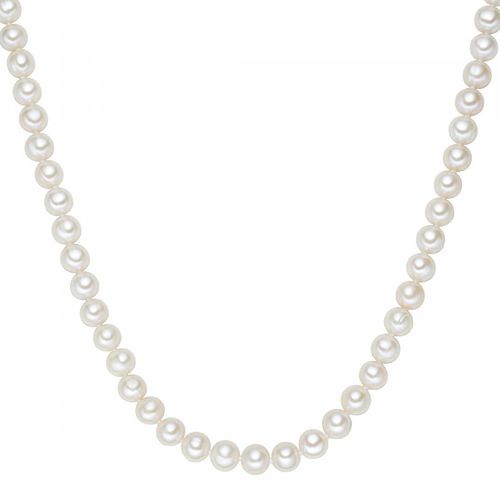 Sterling Silver Fresh Water Cultured Pearl Necklace - The Pacific Pearl Company - Modalova