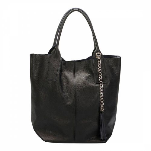 Black Leather Shoulder Bag - Giorgio Costa - Modalova