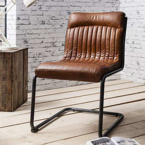 Aylesbury Chair Brown Leather - Gallery Living - Modalova