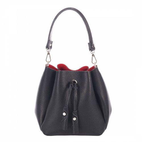 Leather Tassel Design Bucket Bag - Massimo Castelli - Modalova
